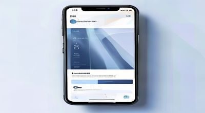 po文阁平台动态配图，手机屏幕显示po文阁App界面，现代简洁UI设计